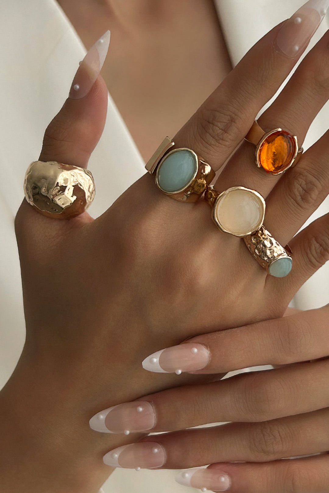 ELYRA™ | Ensemble de Bagues Ouvertes avec Strass