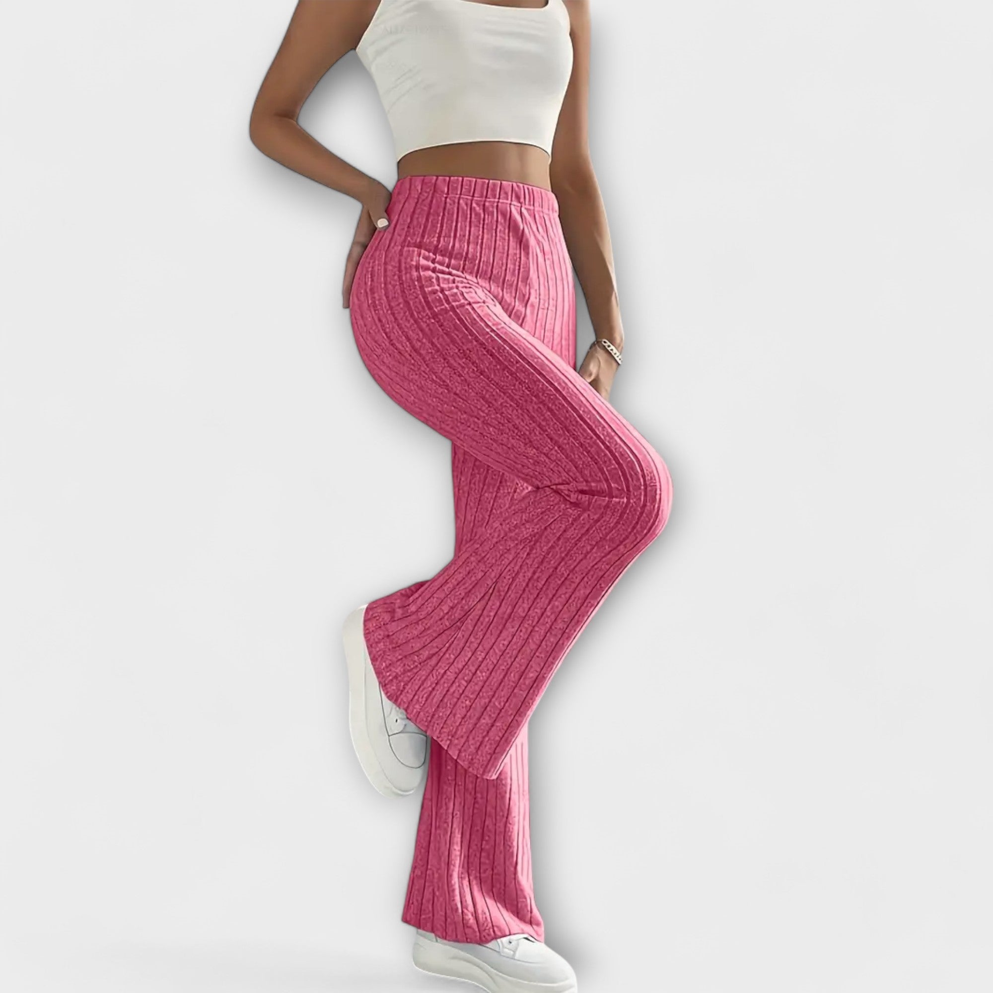ELYRA™ | Pantalon fluide en lin noir
