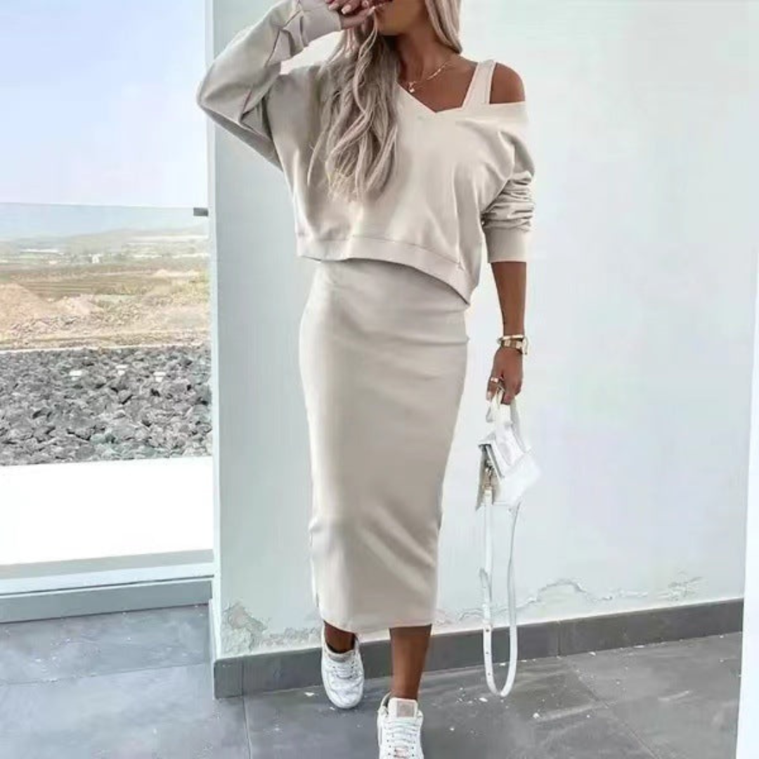 ELYRA™ | Off-Shoulder Two-Piece Set