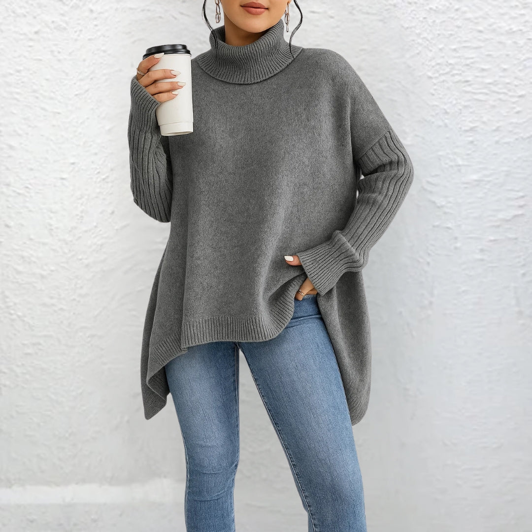 Brigit™ | Casual Roll Neck Jumper