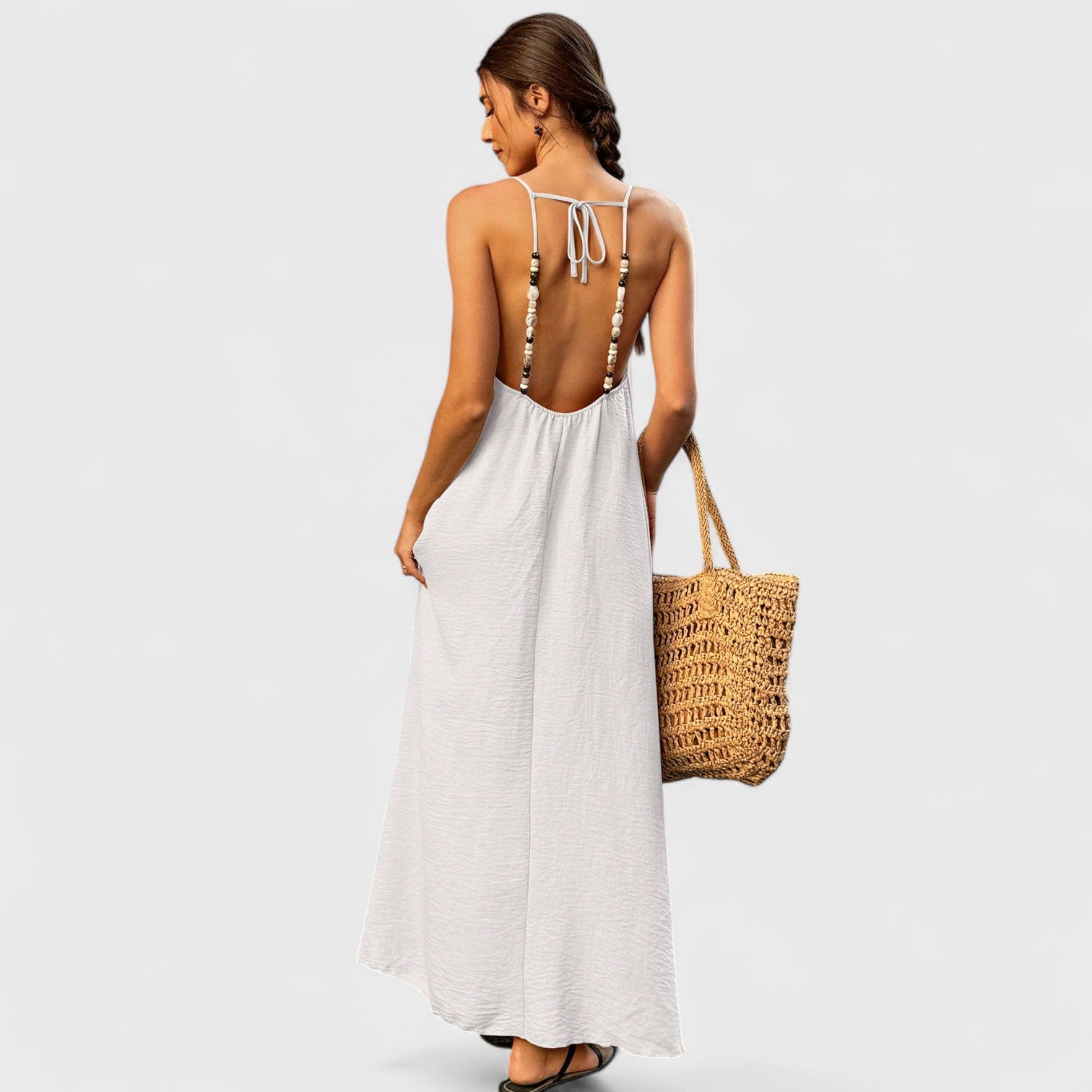 ELYRA™ | Robe dos-nu style vacances