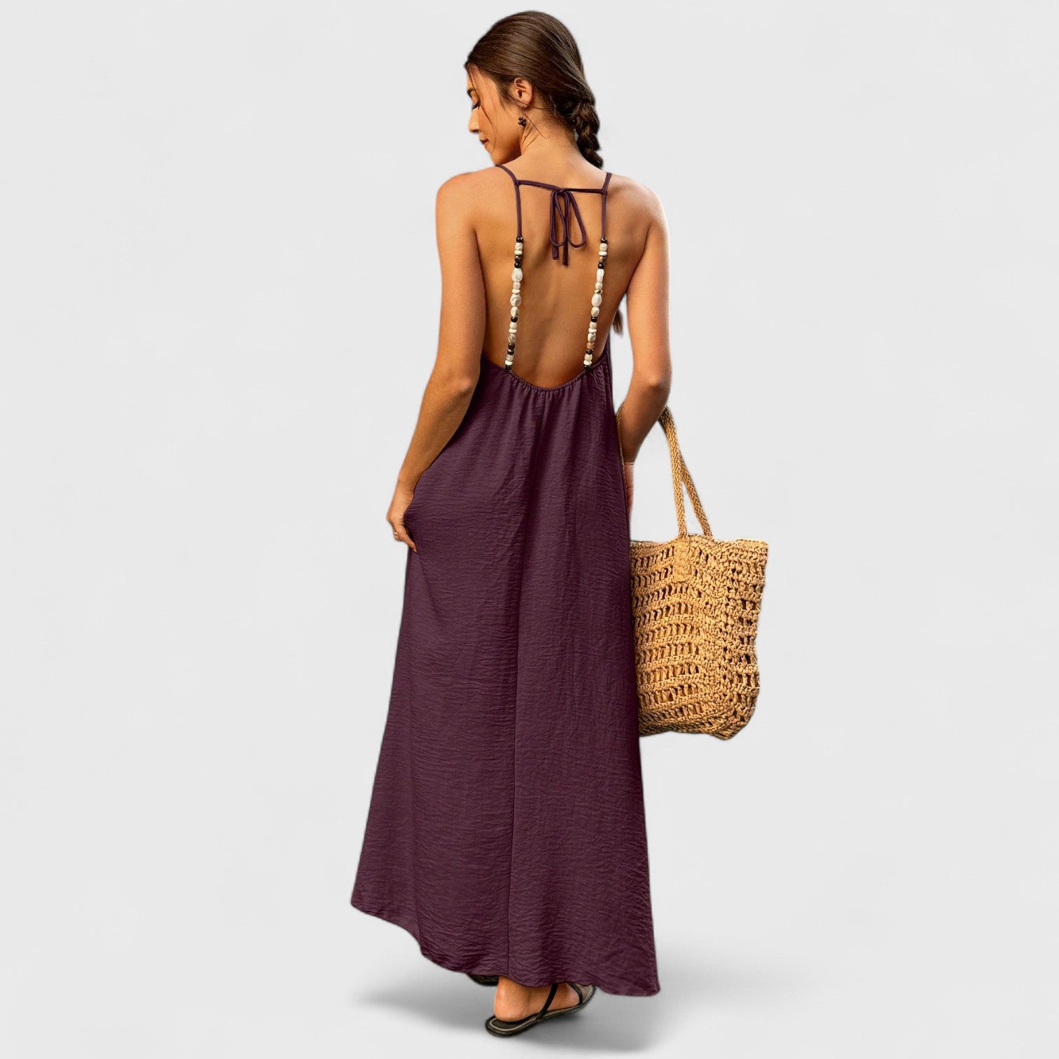 ELYRA™ | Robe dos-nu style vacances