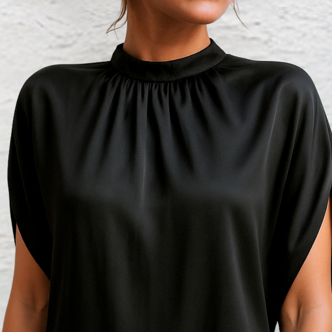 ELYRA™ | Loose-fitting dress with gathered collar