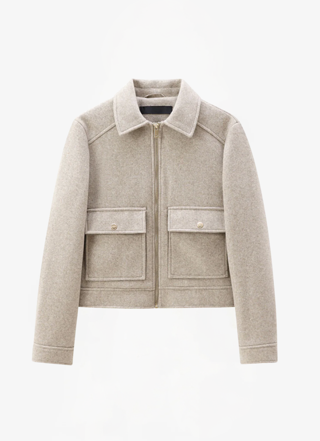ELYRA™ | Zip-Up Tweed Jacket