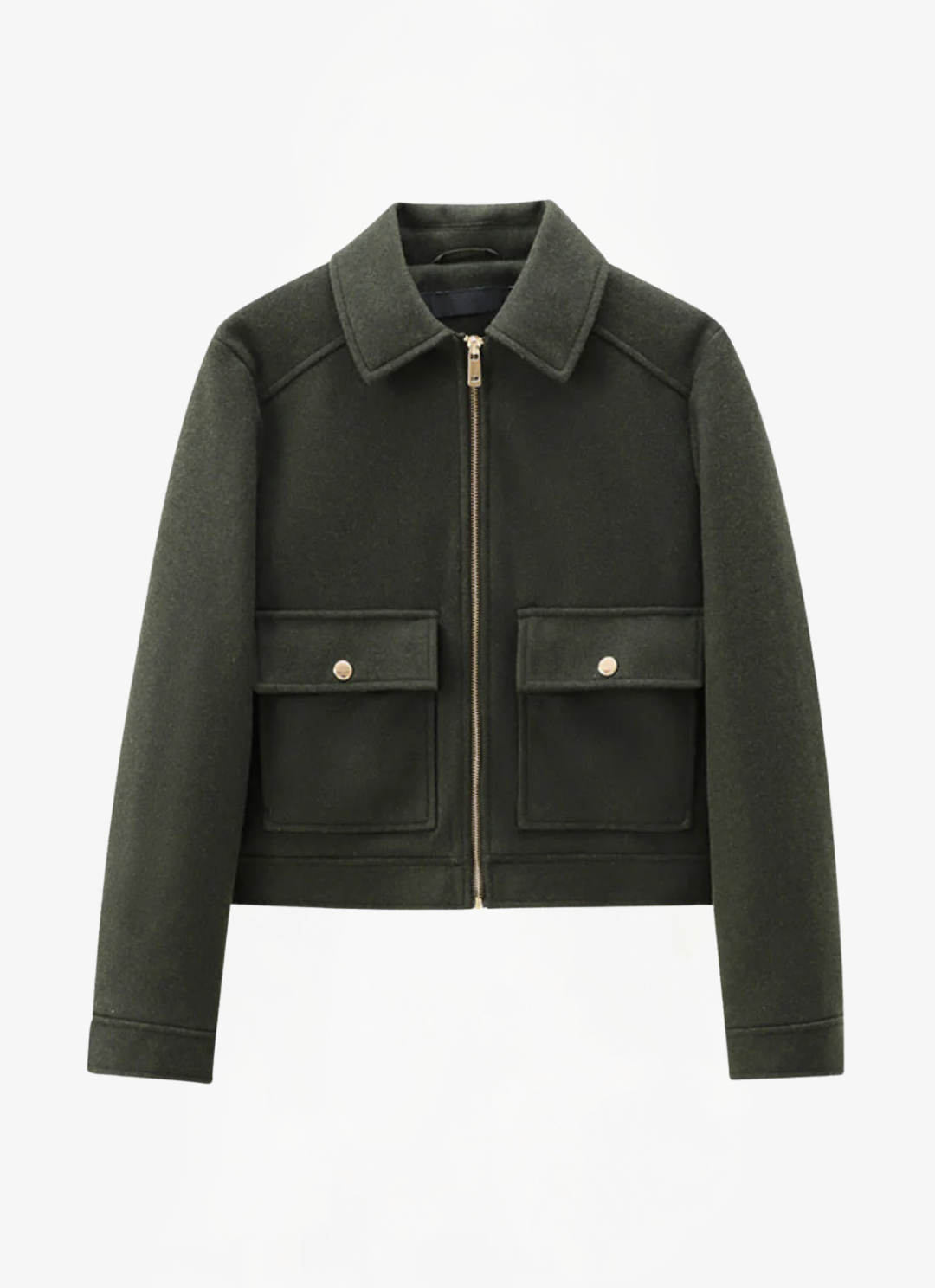 ELYRA™ | Zip-Up Tweed Jacket
