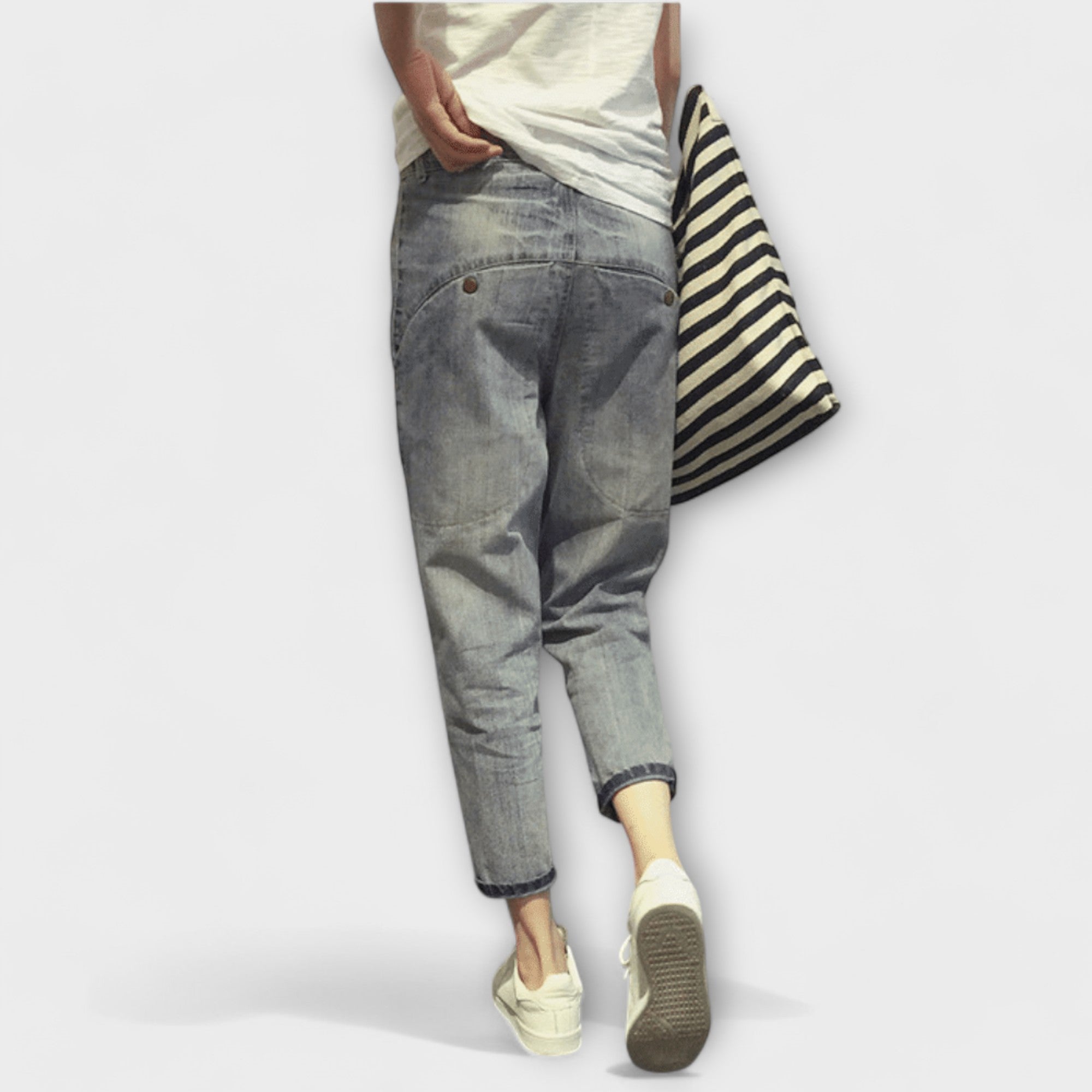 ELYRA™ | Pantalon à motifs géométriques en coton