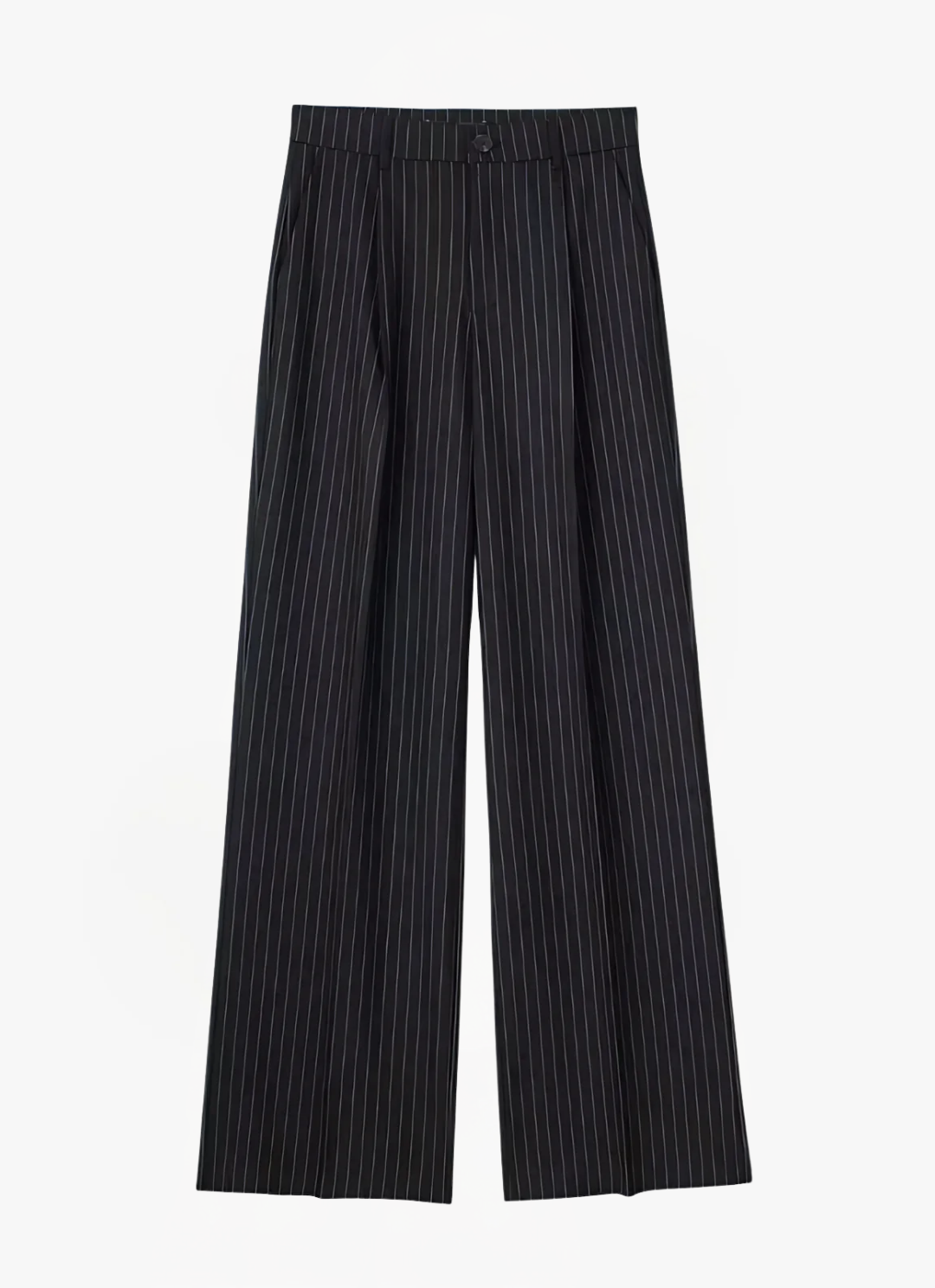 ELYRA™ | Pantalon Large à Rayures Chic