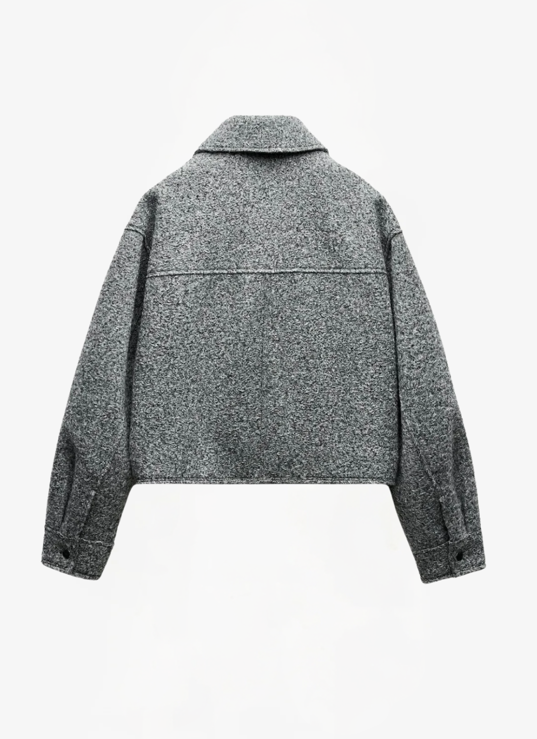 ELYRA™| Grey Boucle Jacket