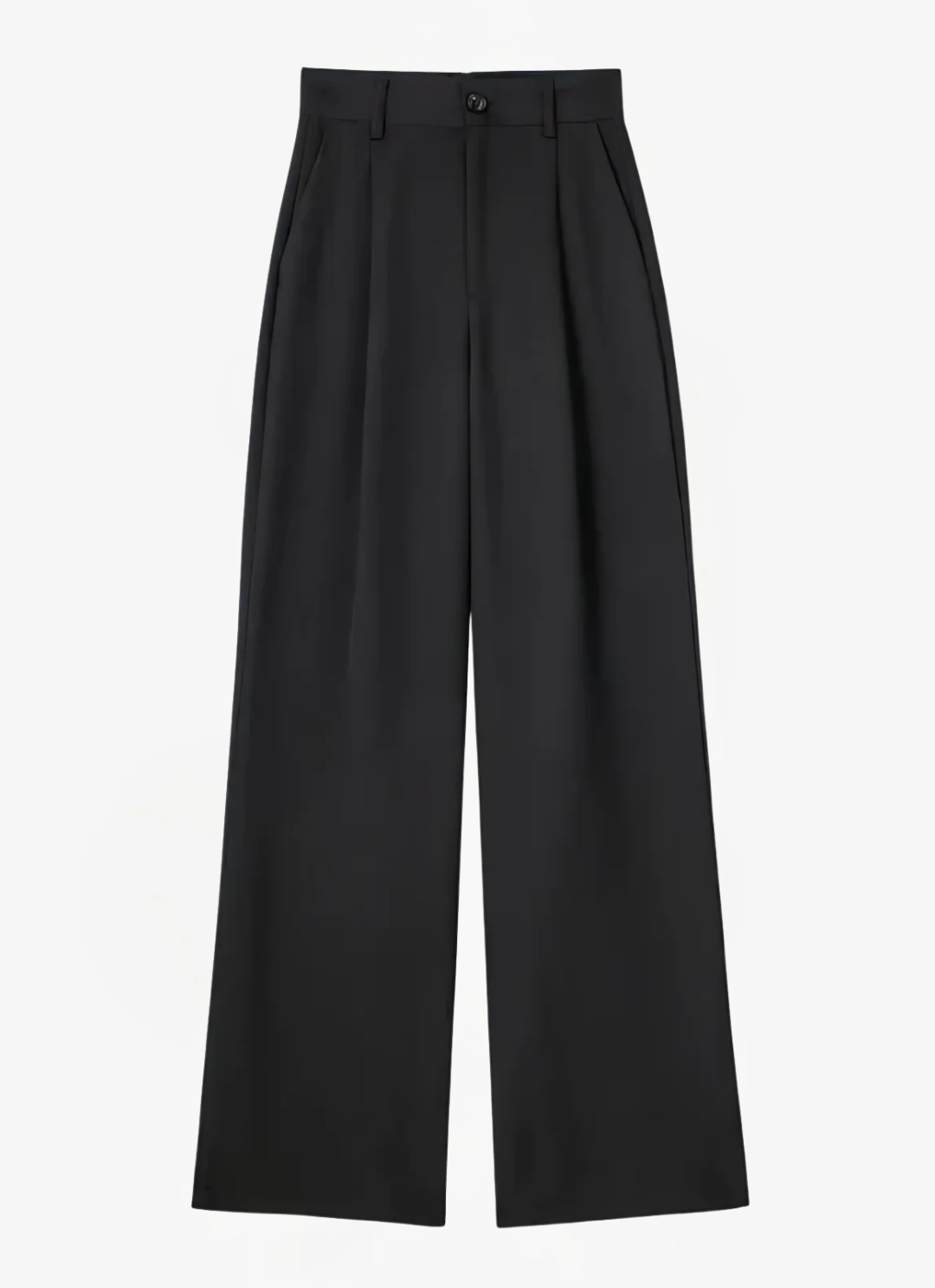 ELYRA™ | Pantalon Large Noir Intemporel