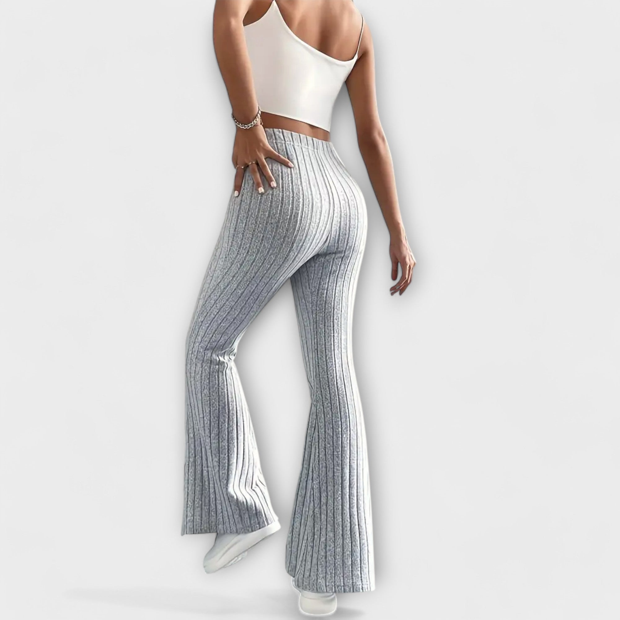 ELYRA™ | Fluid Black Linen Trousers