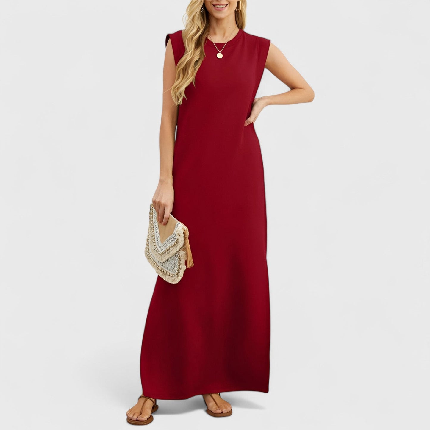 ELYRA™ | Casual Long Dress with Slit