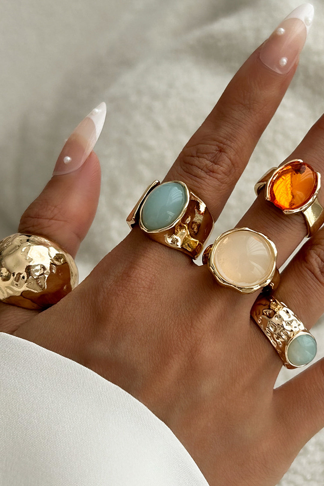 ELYRA™ | Ensemble de Bagues Ouvertes avec Strass