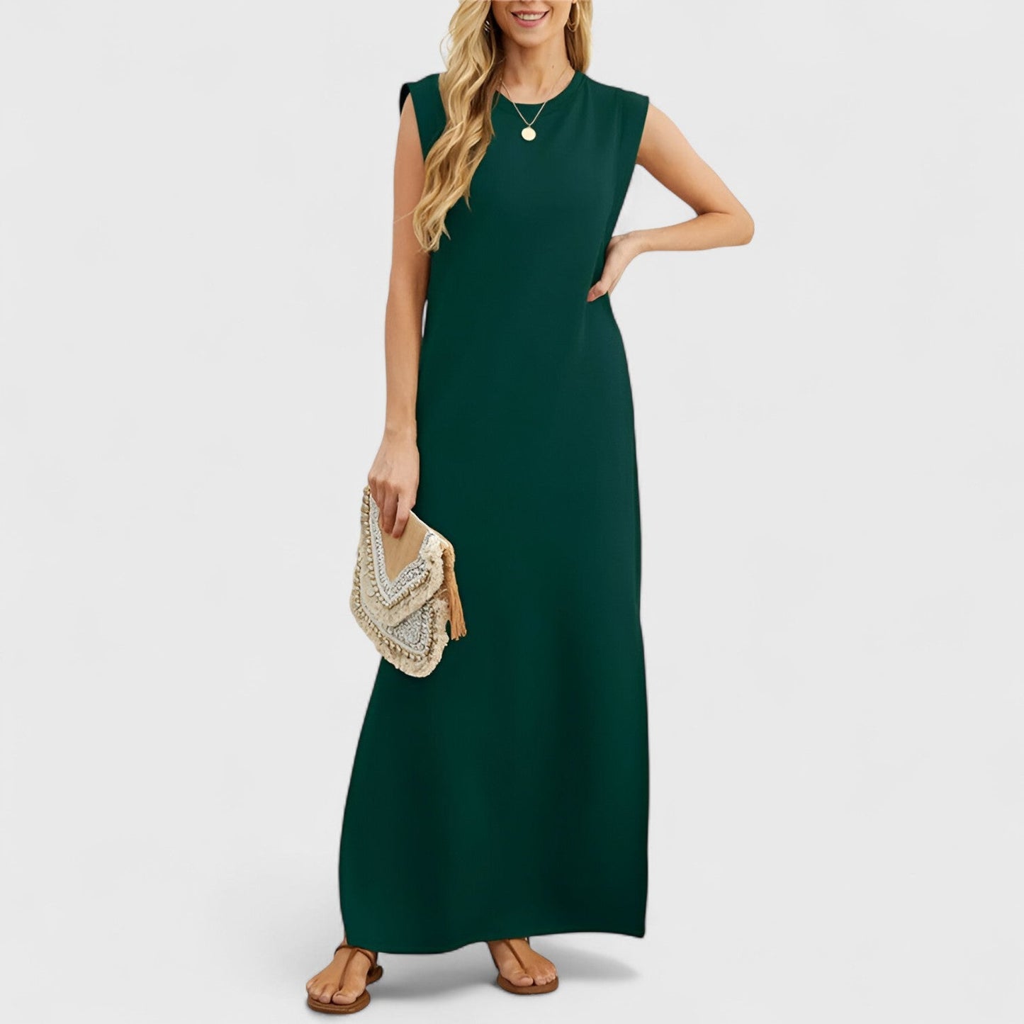ELYRA™ | Casual Long Dress with Slit