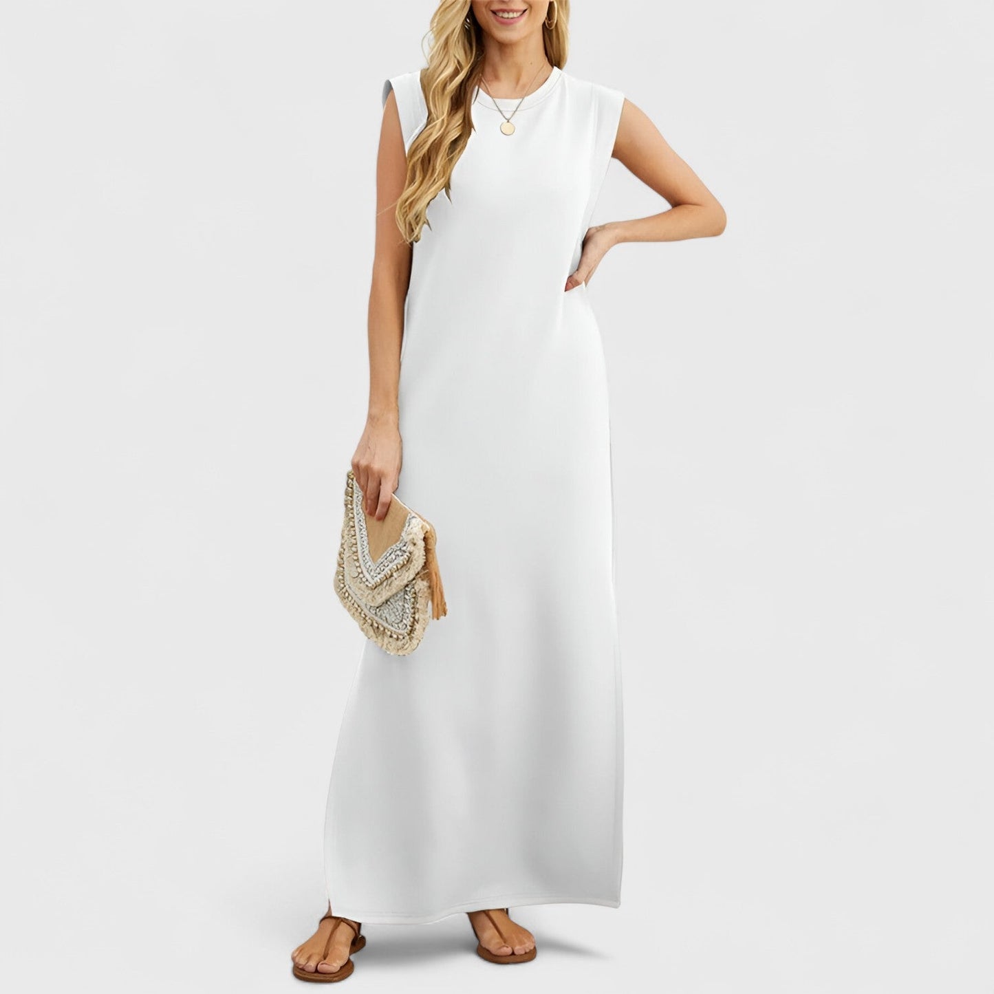 ELYRA™ | Casual Long Dress with Slit