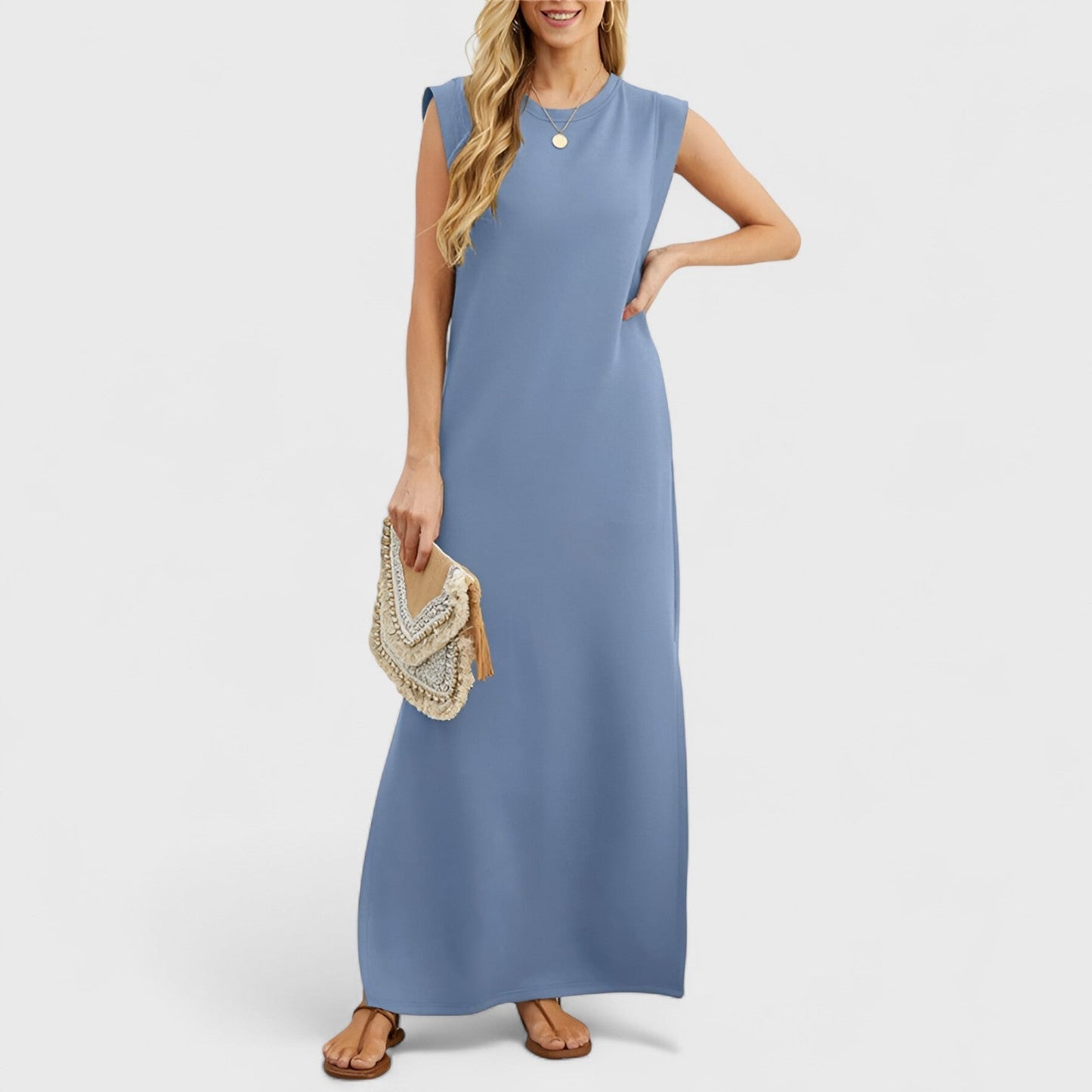 ELYRA™ | Casual Long Dress with Slit