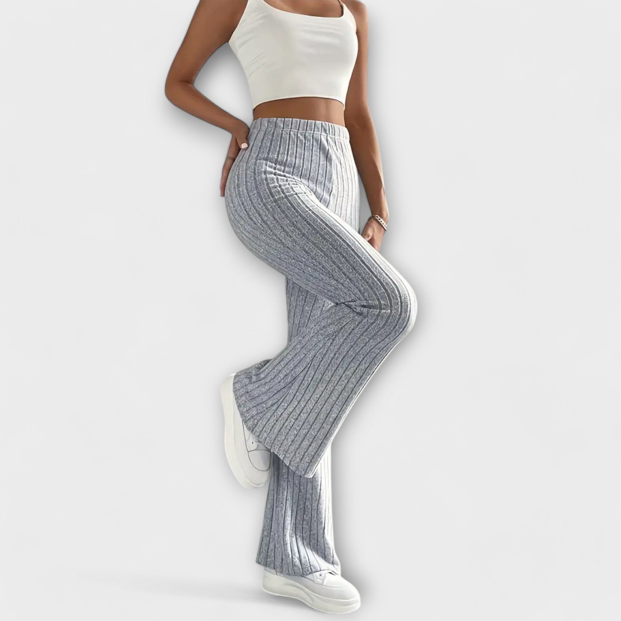 ELYRA™ | Pantalon fluide en lin noir