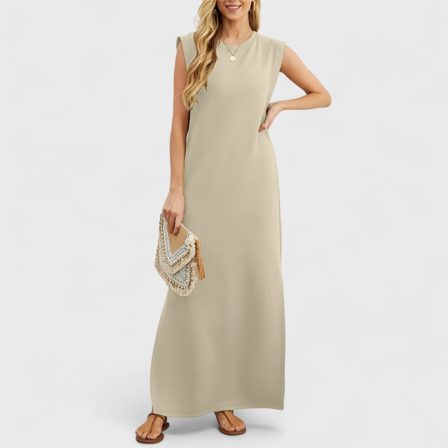 ELYRA™ | Casual Long Dress with Slit