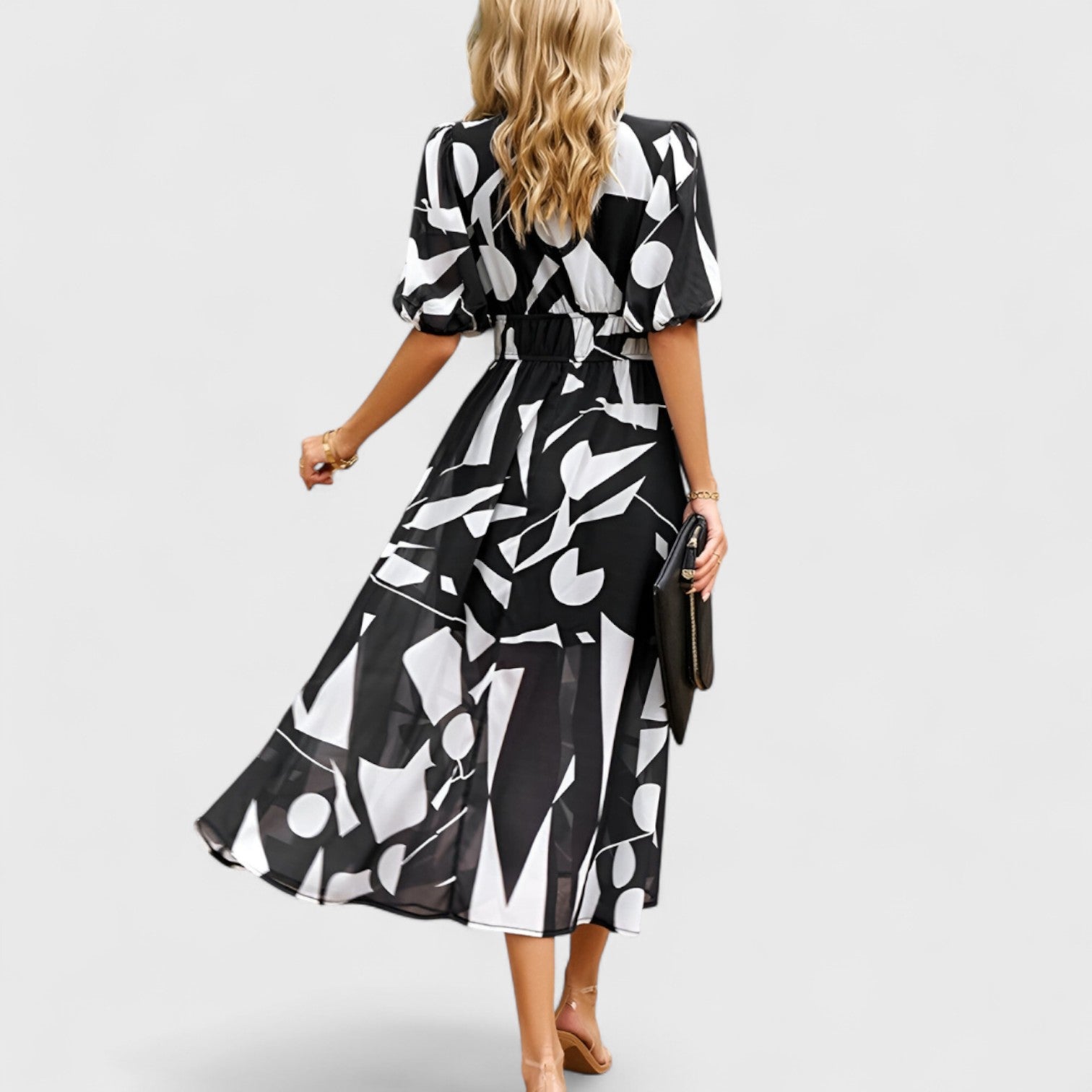 ELYRA™ | Long Bohemian Print Dress