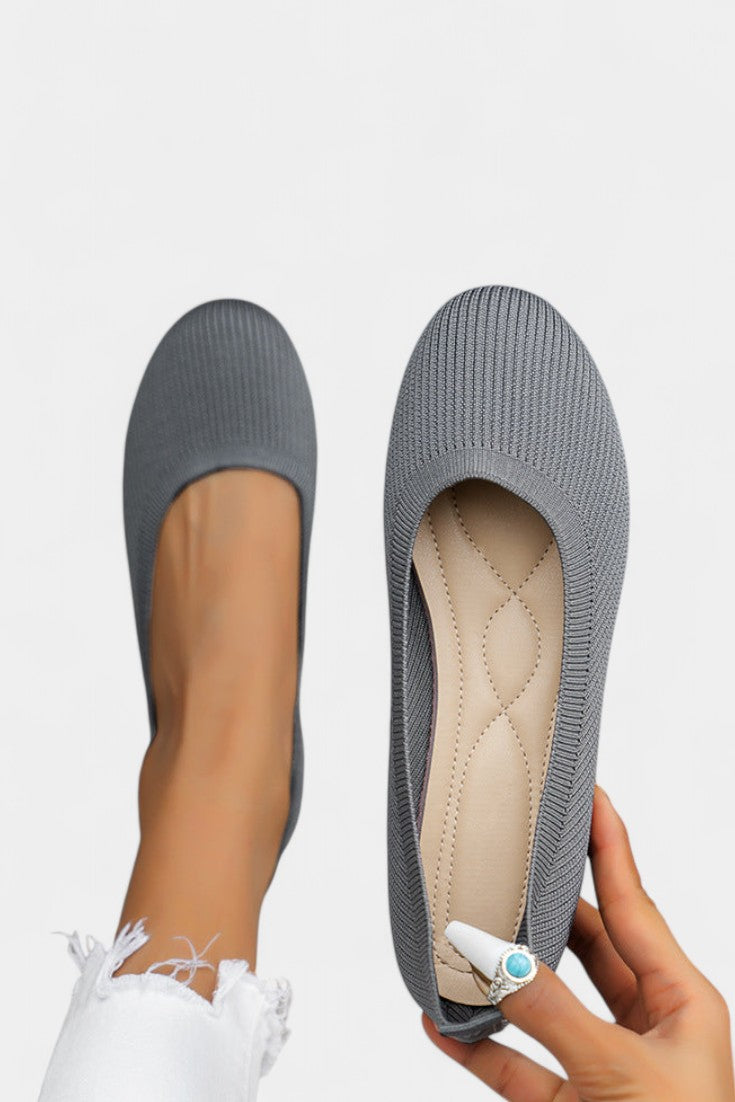 ELYRA™ | Orthopaedic Slip-On Ballet Flats in Soft Leather