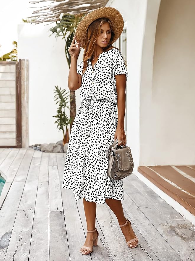 ELYRA™ | Elegant and Casual Midi Dress