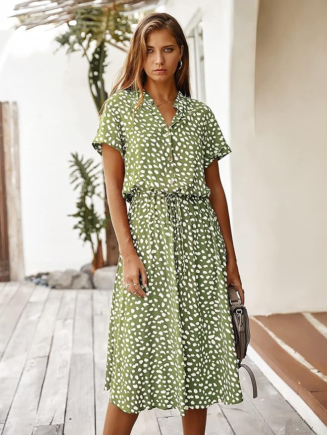 ELYRA™ | Elegant and Casual Midi Dress