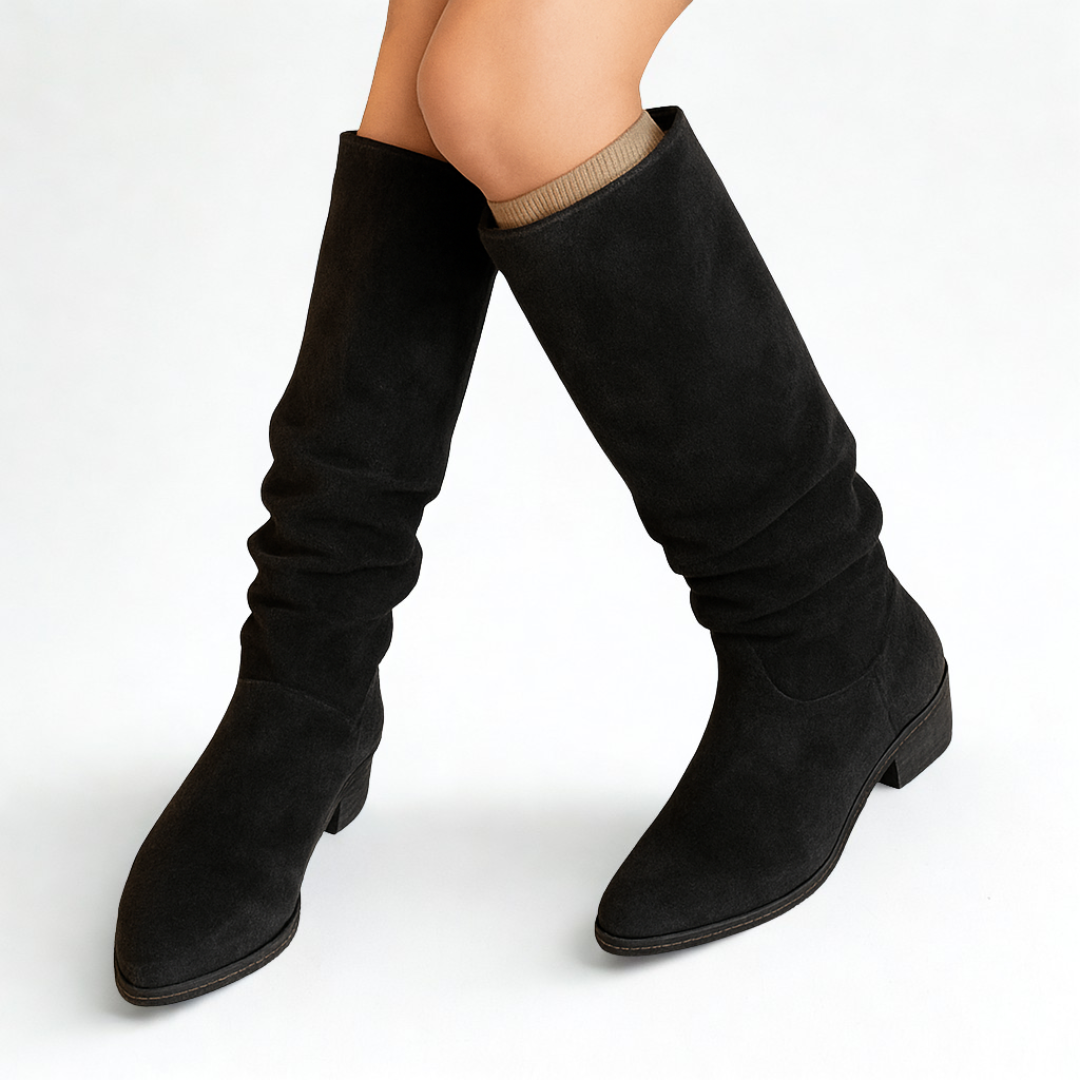 ELYRA™ | Suede Knee High Boots