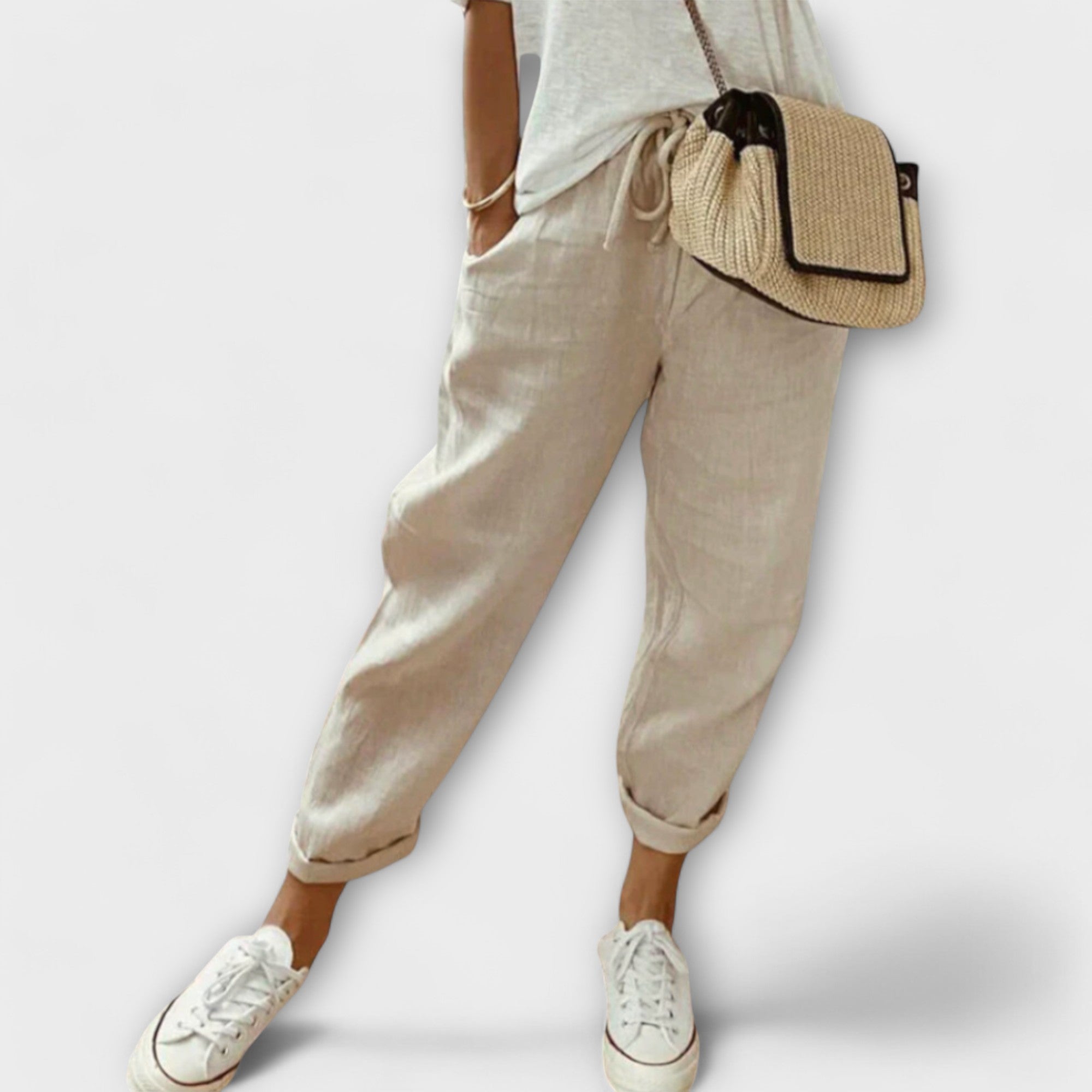 ELYRA™ | Casual Linen Trousers