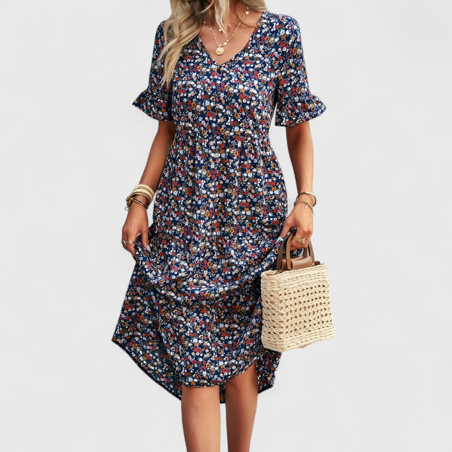 ELYRA™ | Elegant Floral Dress