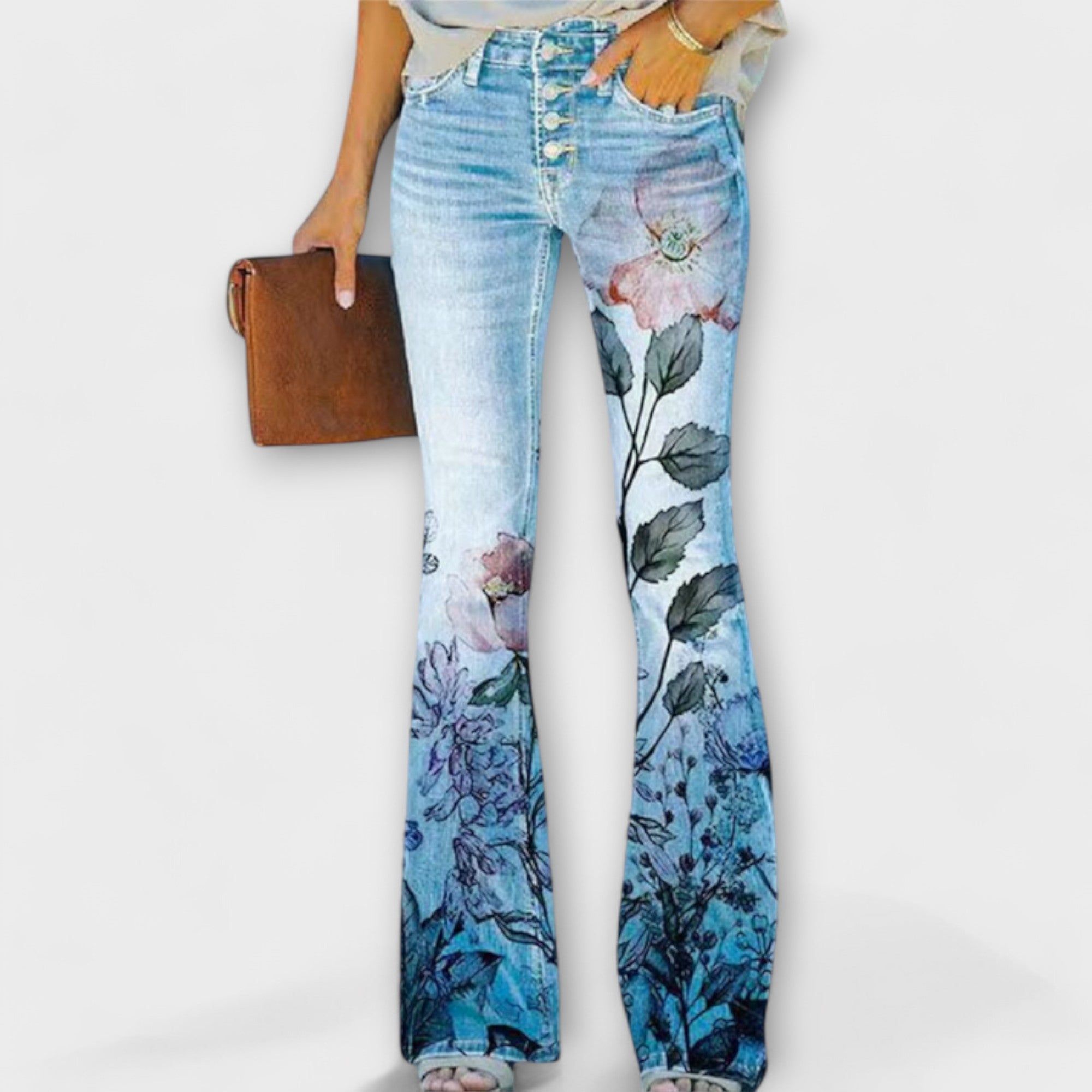 ELYRA™ | Floral Trousers with Colourful Patterns