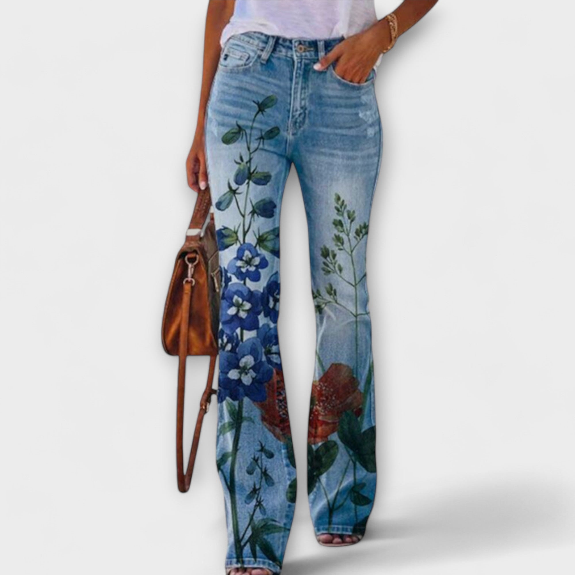 ELYRA™ | Floral Trousers with Colourful Patterns