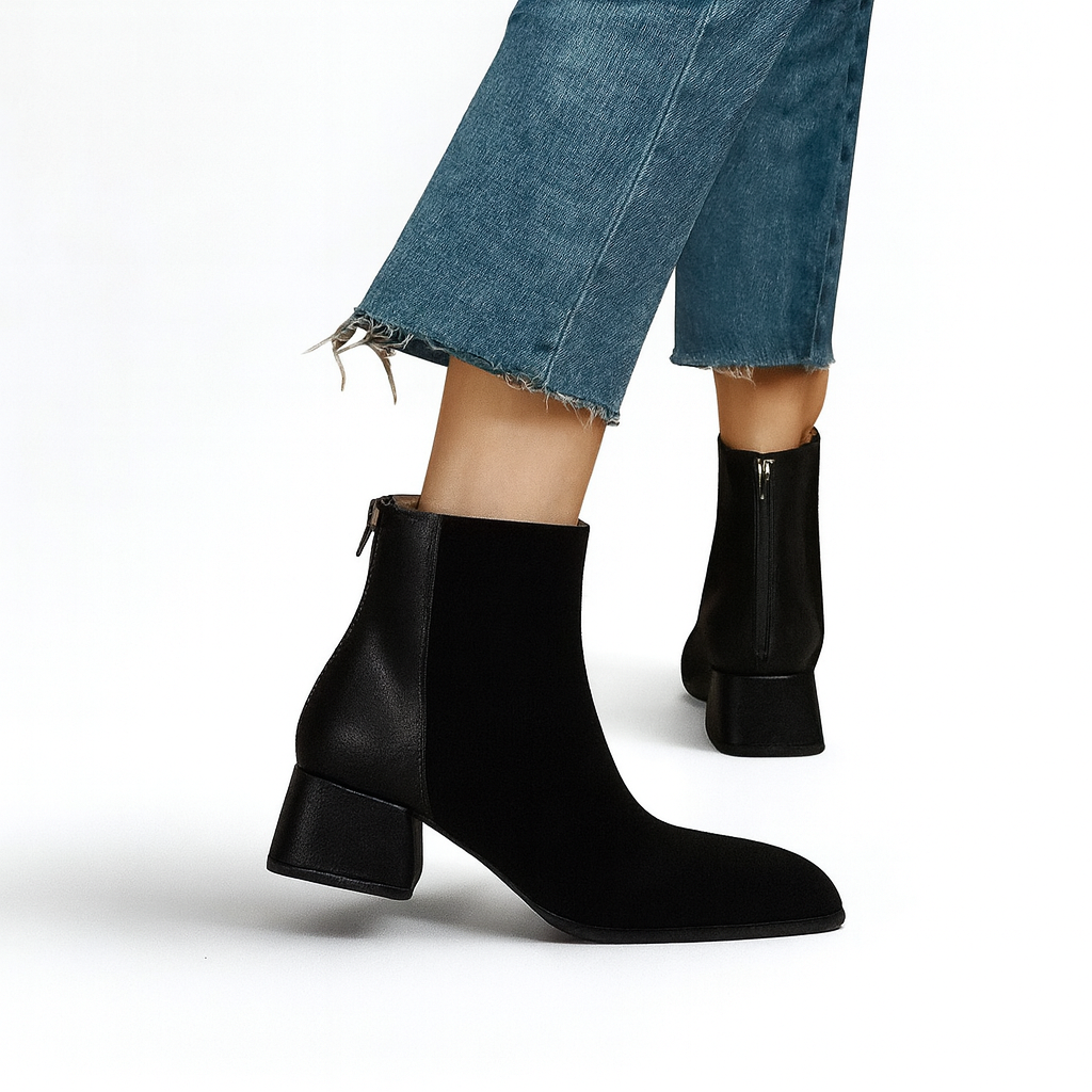 ELYRA™ | Suede Ankle Boots