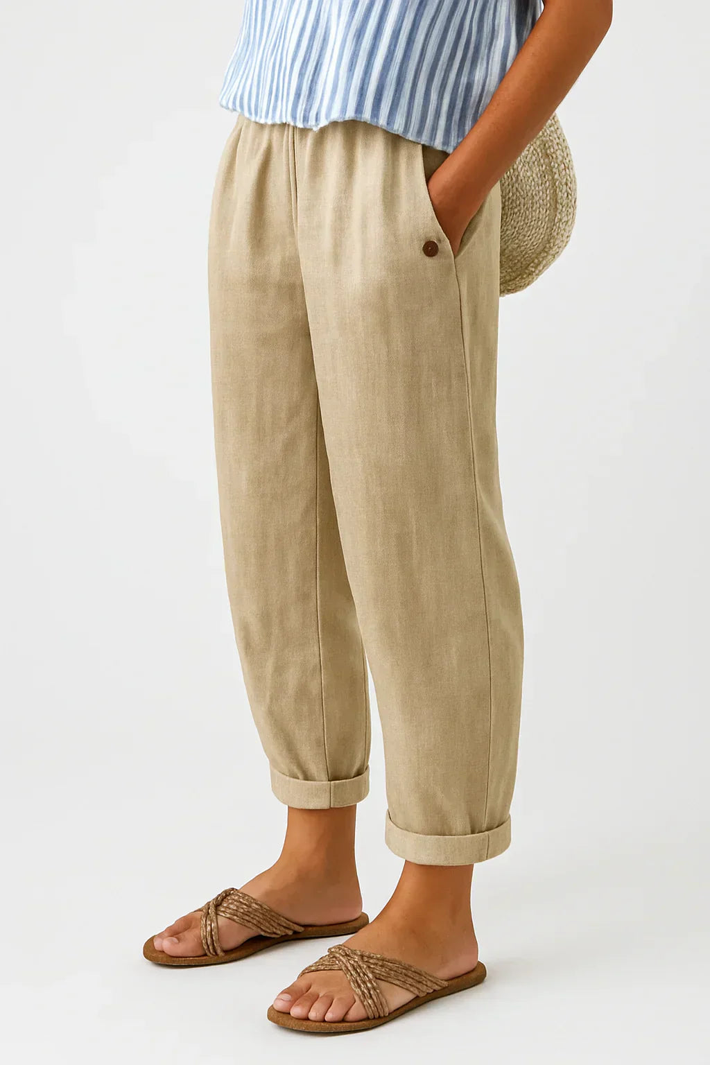 ELYRA™ | Lightweight and Comfortable Fluid Linen Trousers