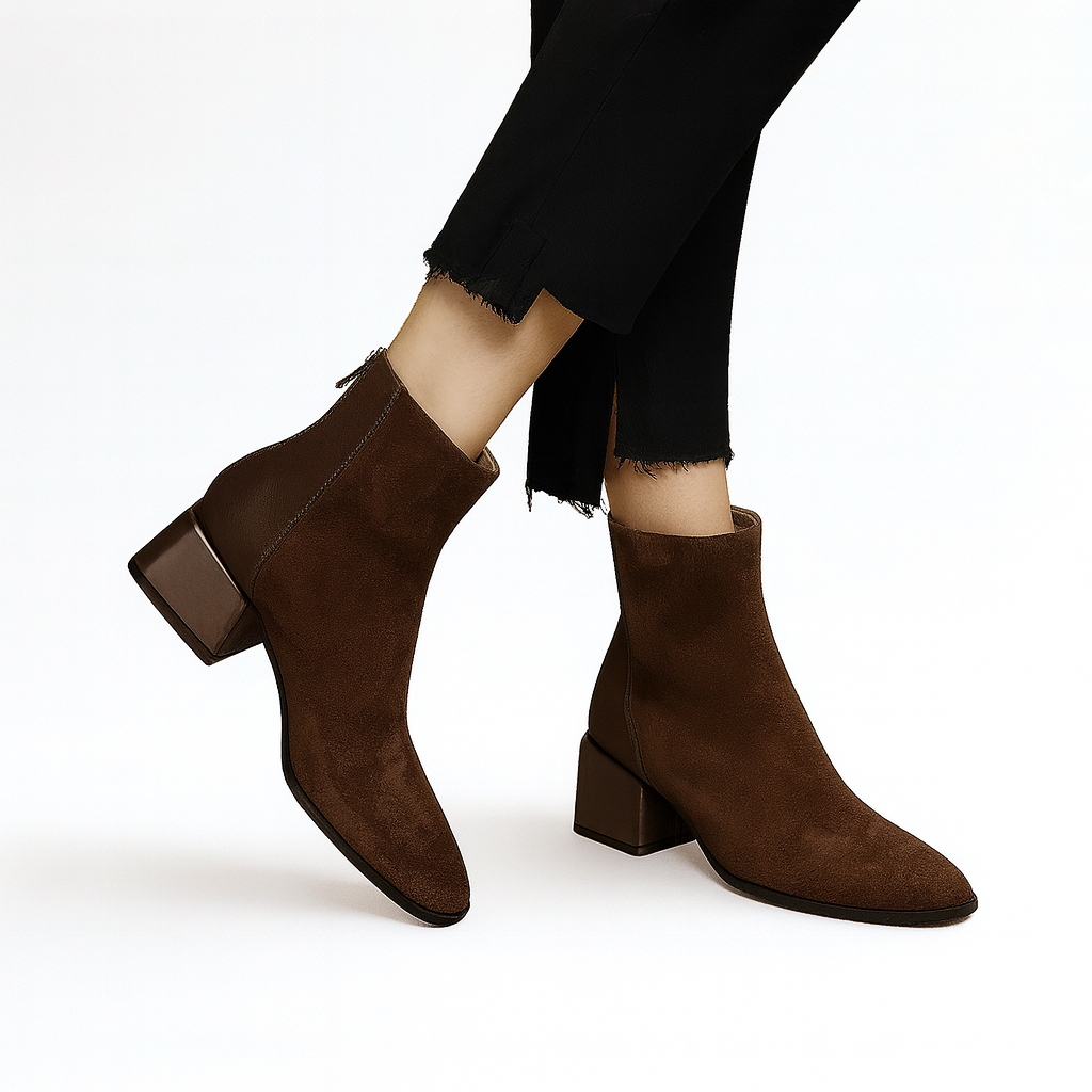 ELYRA™ | Suede Ankle Boots