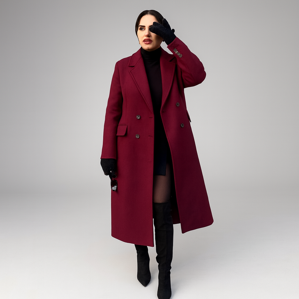 ELYRA™ | Wool Trench Coat