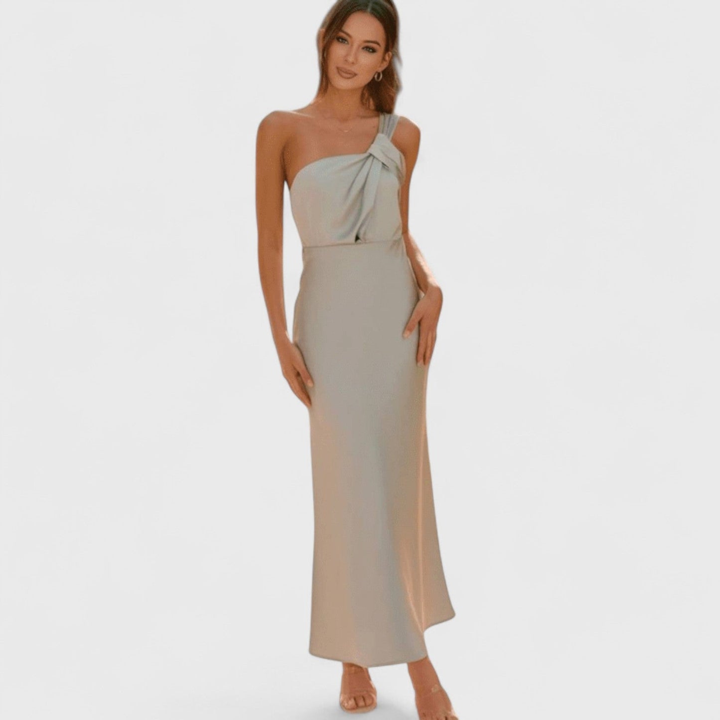 ELYRA™ | Elegant One-Shoulder Maxi Dress