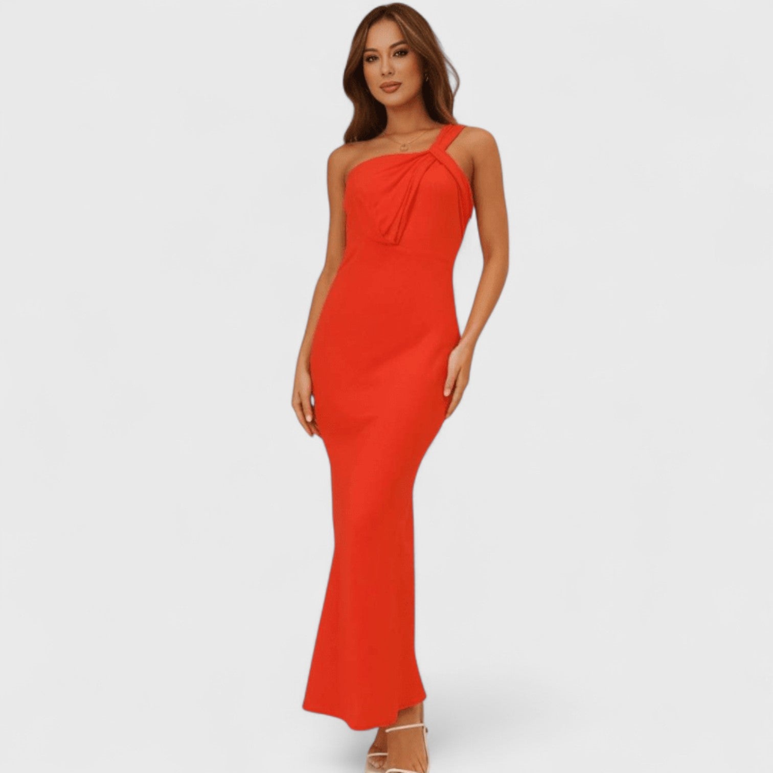 ELYRA™ | Elegant One-Shoulder Maxi Dress