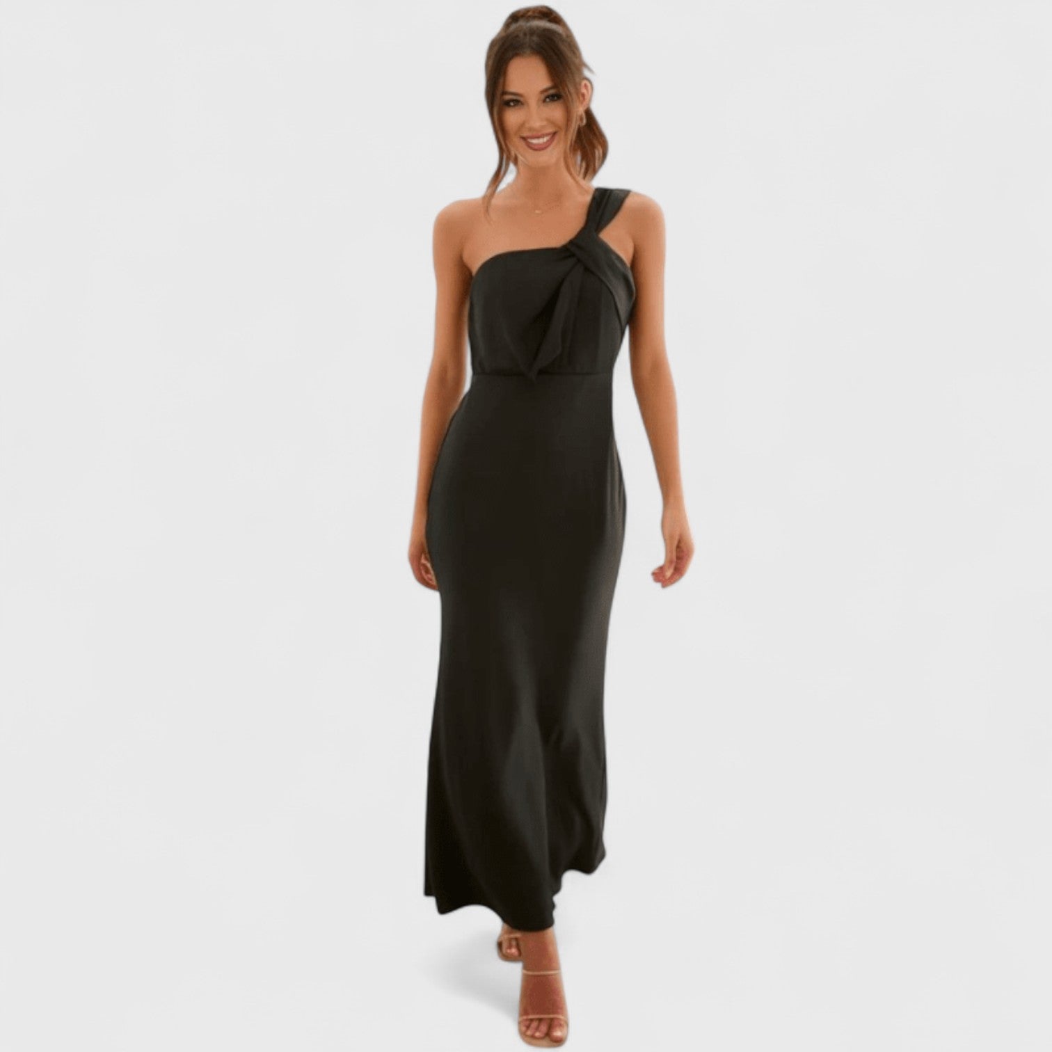 ELYRA™ | Elegant One-Shoulder Maxi Dress