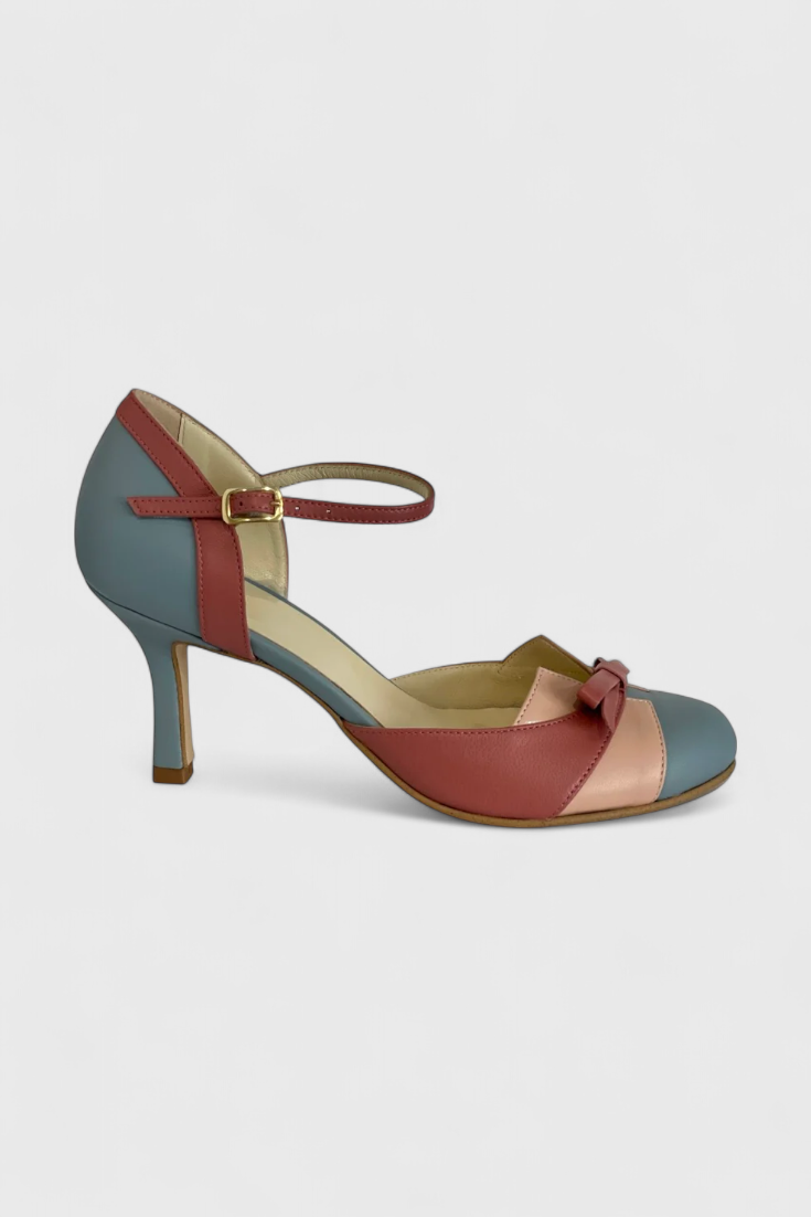 ELYRA™ | Black Leather Orthopaedic Heels