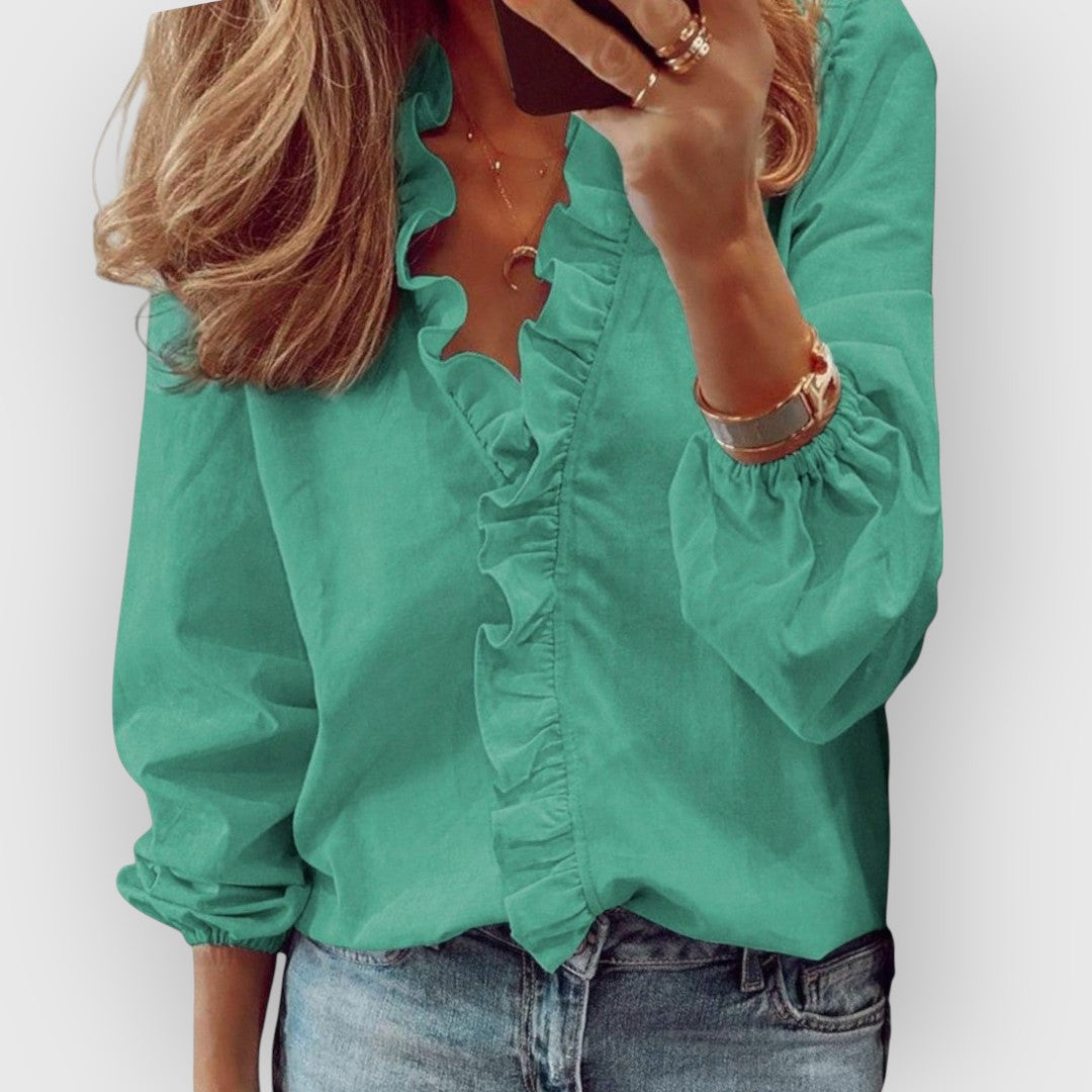 ELYRA™ | Striped Linen Shirt