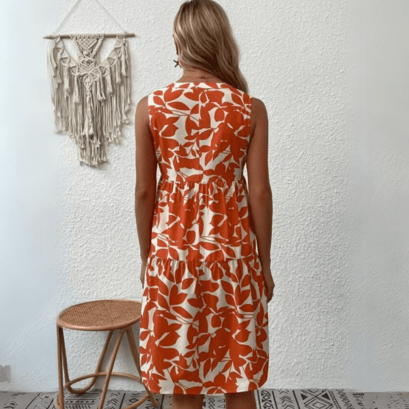 ELYRA™ | Mid-length sleeveless A-line dress