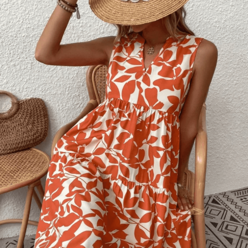 ELYRA™ | Mid-length sleeveless A-line dress
