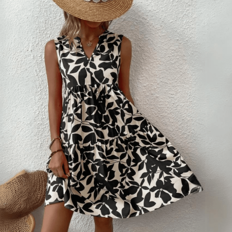 ELYRA™ | Mid-length sleeveless A-line dress