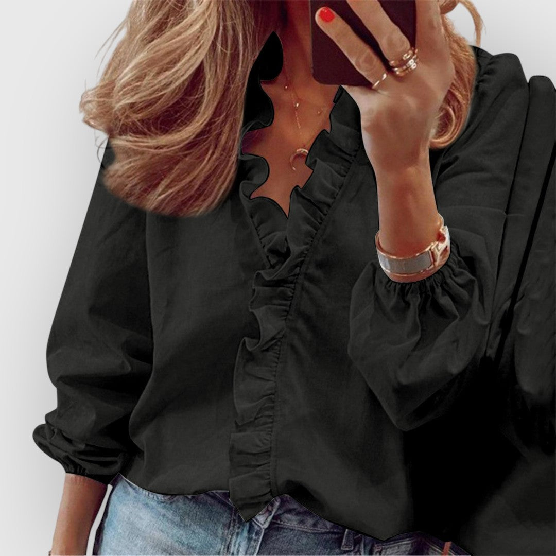 ELYRA™ | Striped Linen Shirt