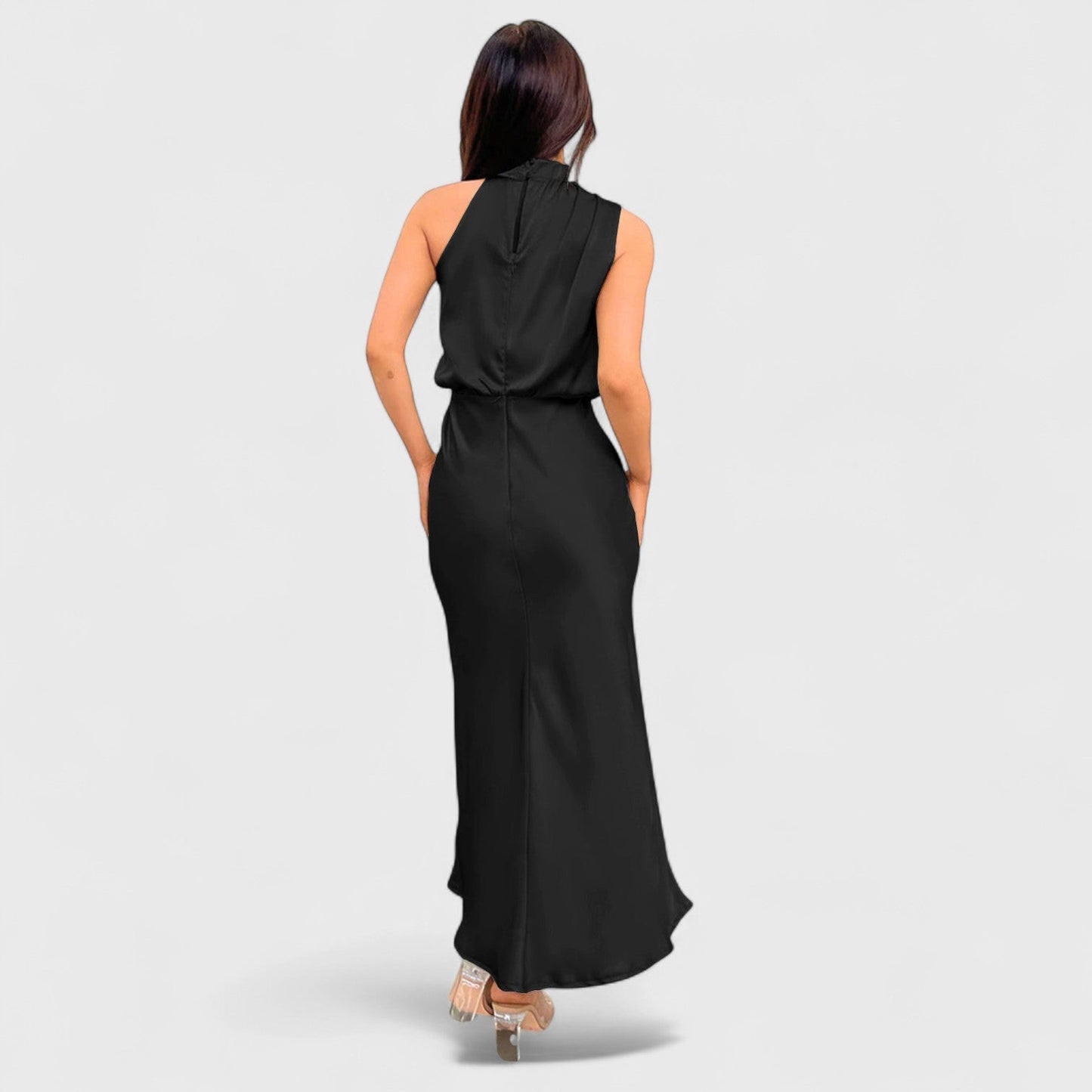 ELYRA™ | Long Halter Neck Dress