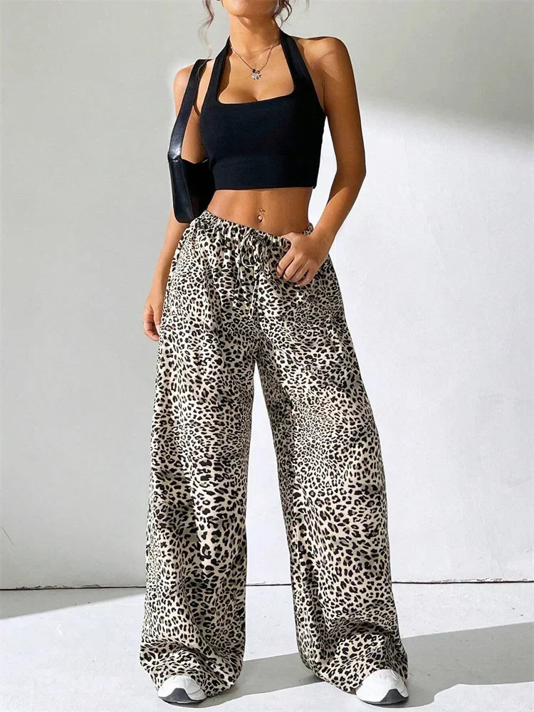 ELYRA™ | Pantalon Large Léopard