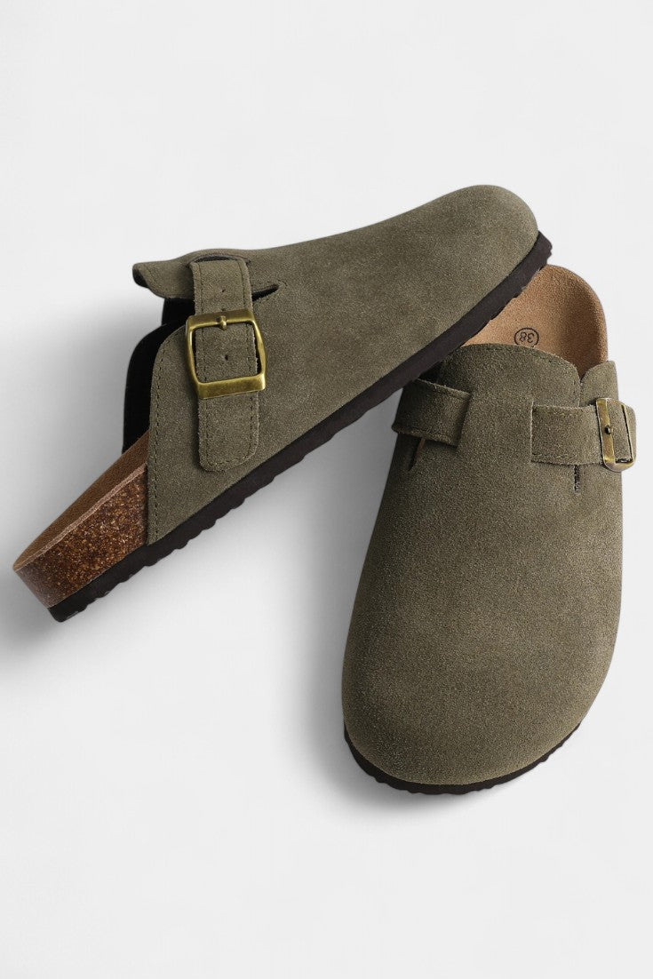 ELYRA™ | Robust Suede Clogs
