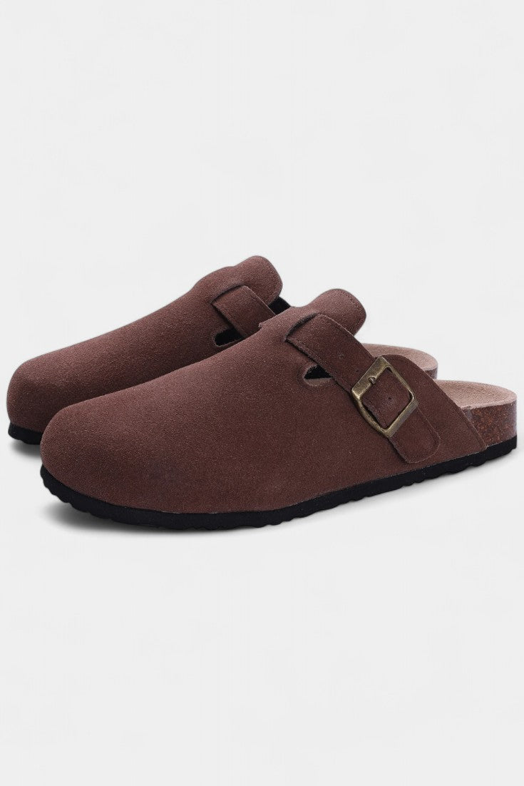 ELYRA™ | Robust Suede Clogs