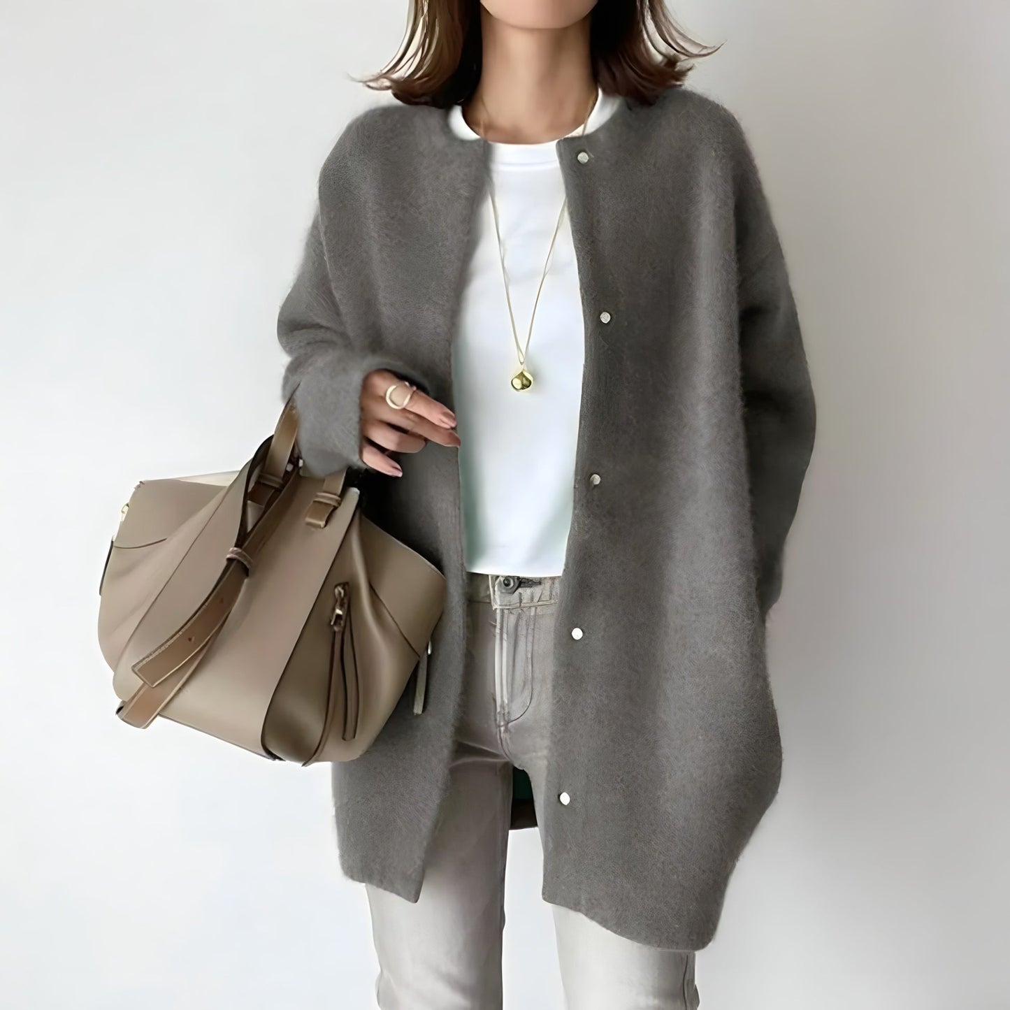 ELYRA™ | Elegant Button-Up Cardigan