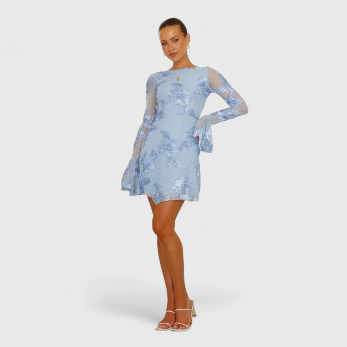 ELYRA™ | Short Floral Print Dress