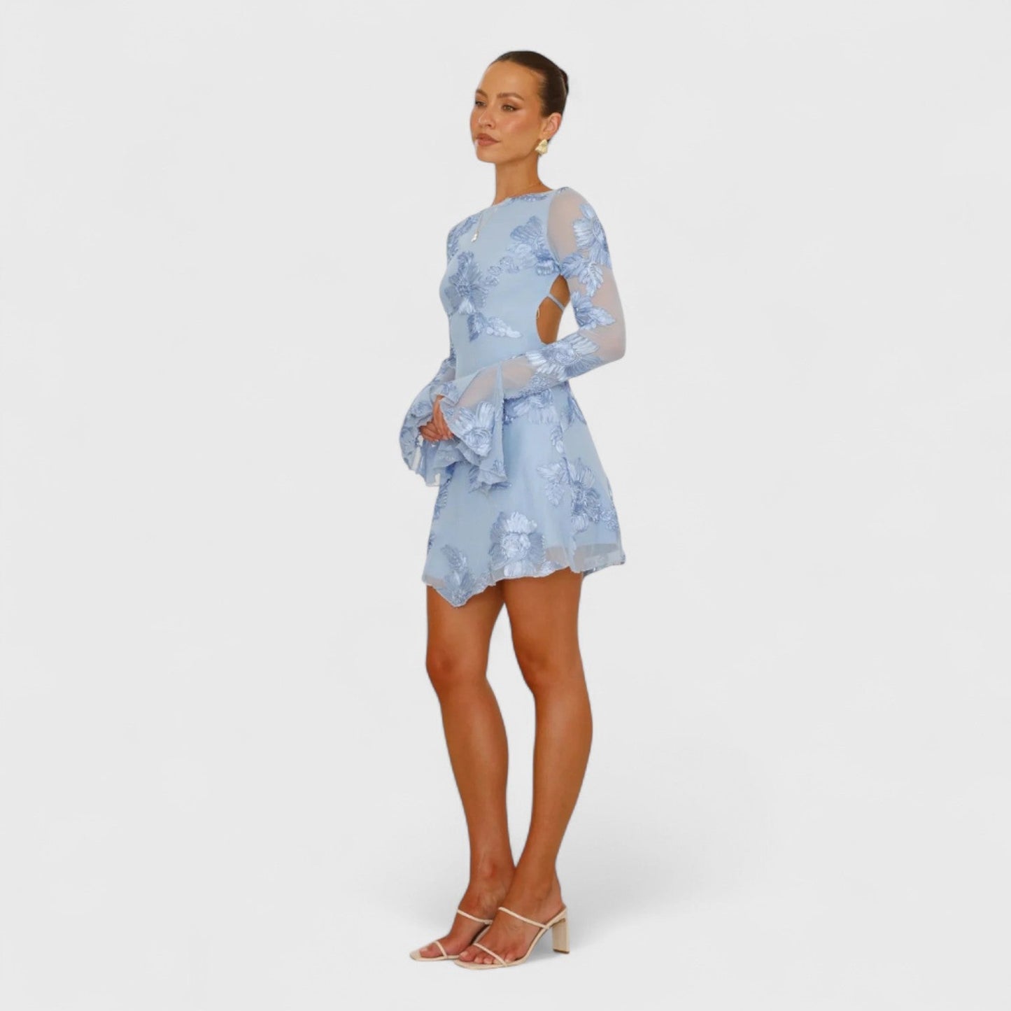 ELYRA™ | Short Floral Print Dress